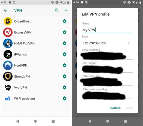 how to create a free vpn on android